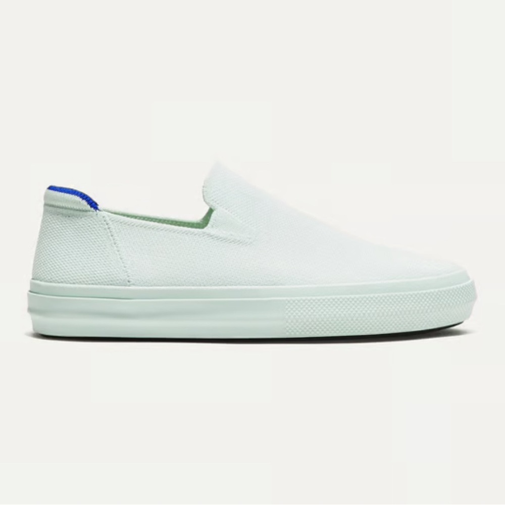 ROTHY’S Slip on Sneakers in Aquamarine Sz 7.5 Mint